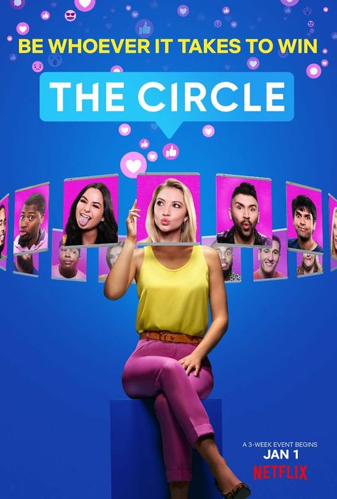 The Circle, Reality Show Poster, Fakes Netflix Poster, The Circle Netflix Show Apartments, The Circle Netflix Show, True Lies Movie Poster, Netflix Games, Castle Poster Tv Show, Good Movies On Netflix