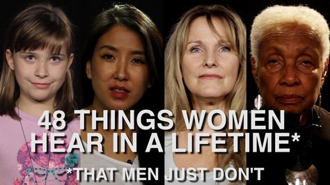 How many of these comments have you encountered in your life? This is 80 years of sexism in just under two minutes – it's painful to watch, but we're glad these girls and women spoke their truth. Teaching Sociology, Weird Questions, Human Geography, Respect Women, Civil Disobedience, Intersectional Feminism, Gender Equality, Youth Group, Equal Rights