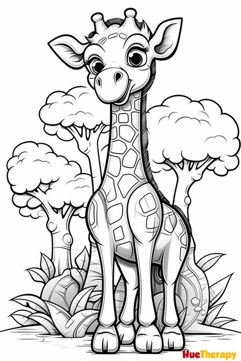 8 Free Printable Giraffe Coloring Pages for Kids Coloring Book Activity Pages, Giraffe Coloring Pages Free Printable, Coloring Book Pages Printables, Animal Coloring Pages Free Printable, Coloring Sheets Free Printable, Kids Colouring Pages, Cute Animal Coloring Pages, Different Drawings, Colour Pages