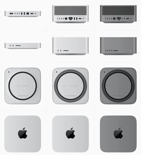 Mac Mini and Mac Studio Pro Mockups Figma Minimal Product Design, Apple Macintosh, Fireplace Tv Wall, Mac Studio, New Technology Gadgets, Mini Mac, Id Design, Apple Computer, Mini Apple