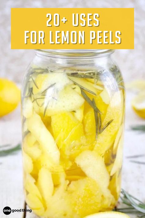 If you're like me, these brilliant tips will have you wondering why you didn't start saving your lemon peels sooner! Dehydrated Lemon Peel, Lemon Peel Recipes, Sugared Lemon Peel, Boil Lemons, Lemon Peels, Lemon Vinegar, Dried Lemon Peel, Water With Lemon, Lemon Skin