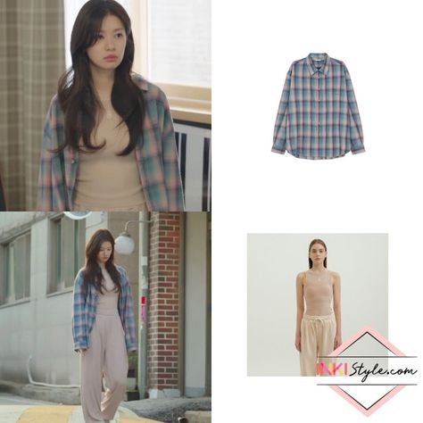 'Love Next Door' Episodes 5-6 Fashion: Jung So-Min As Bae Seok-Ryu #kdrama #kdramafashion #koreanfashion #koreandrama #jungsomin Seok Ryu Outfit, Bae Seok Ryu Love Next Door Outfit, Bae Seok Ryu Outfit, Love Next Door Outfit, Asian Screen, Kdrama Style, Kdrama Outfits, Jung Somin, So Min