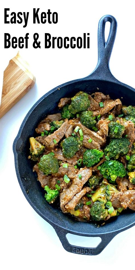 Keto Beef and Broccoli - Easy 20 Minute Recipe  #keto #ketorecipes #ketodinner #beefandbroccoli #ketobeefandbroccoli #chinesefood #lowcarbchicnesefood #recipes Keto Beef And Broccoli, Low Carb Chinese Food, Easy Beef Stir Fry, Beef Broccoli Stir Fry, Beef Broccoli, Keto Beef, Keto Beef Recipes, Beef And Broccoli, Broccoli Stir Fry