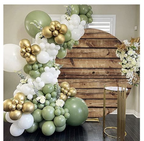 Wood Background For Party, Bridal Shower Wood Backdrop, Round Backdrop Ideas, Baby Shower Picture Backdrop, Rustic Birthday Party Ideas, Graduation Party Green, Rustic Gender Reveal, Baby Shower Photo Backdrop, Baby Shower Backdrops