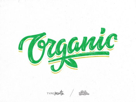 Organic lettering by Vova Egoshin Organic Lettering, Design Alphabet, Typo Logo Design, Creative Typography Design, Handwritten Typography, Beautiful Logos Design, Graphic Design Blog, Food Poster Design, Typo Logo