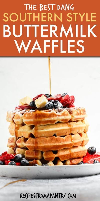 Homemade Waffle Recipe, Buttermilk Waffles Recipe, Best Waffle Recipe, Homemade Waffle, Easy Waffle Recipe, Waffle Iron Recipes, Buttermilk Waffles, Waffle Maker Recipes, Waffles Easy