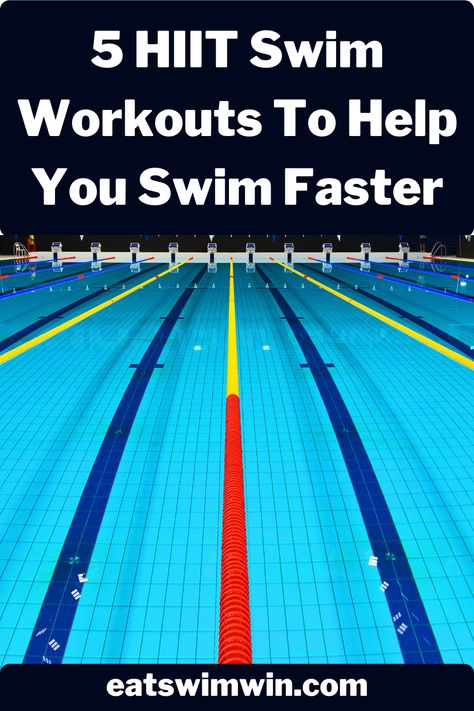 Swim Workouts Intermediate, Distance Swimming Workouts, Swimming Hiit Workout, 45 Minute Swim Workout, Gym Workout For Swimmers, Coaching Swim Team, Triathlon Swim Workouts, 30 Minute Swim Workout, 2000 Yard Swim Workout