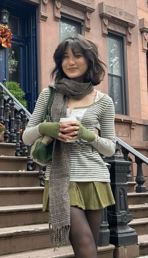 Amelie Poulain Aesthetic Outfit, Twee Astetic, Shirts To Wear With Long Skirts, Deep Autumn Outfits Aesthetic, 2014 Twee Style, French Core Outfits, Colorful Academia Aesthetic Outfit, Art Teacher Core Outfits, 2000s Indie Fashion