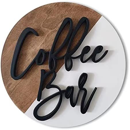 Coffee Bar Ideas Kitchen Counter, Coffee Bar Station, Diy Coffee Bar, Coffee Bar Design, Farmhouse Coffee Bar, Coffee Bar Sign, Coffee Bars In Kitchen, Coffee Nook, Home Coffee Bar