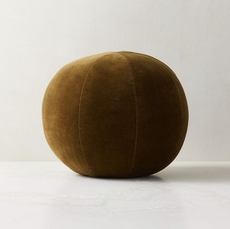 Olive Sphere Pillow | Showit Blog Moss Green Pillows Living Rooms, Olive Pillow, Sphere Pillow, Olive Velvet, Olive Green Velvet, Tupelo Honey, Green Velvet Pillow, Spiced Wine, Leather Throw Pillows