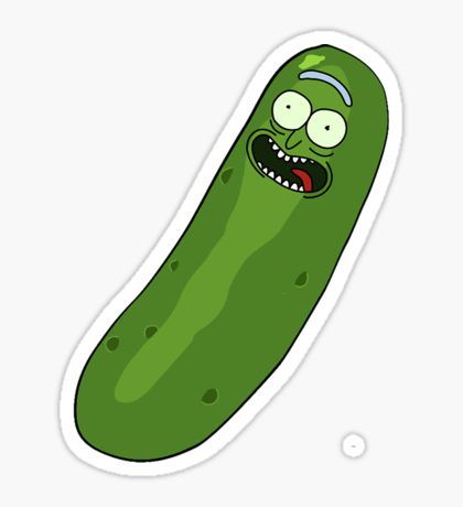 Pickle Rick Sticker Sticker Pickle Sticker, Stickers Random, Rick And Morty Stickers, Rick I Morty, Pickle Rick, Rick Y Morty, Bubble Stickers, Tumblr Stickers, Green Sticker