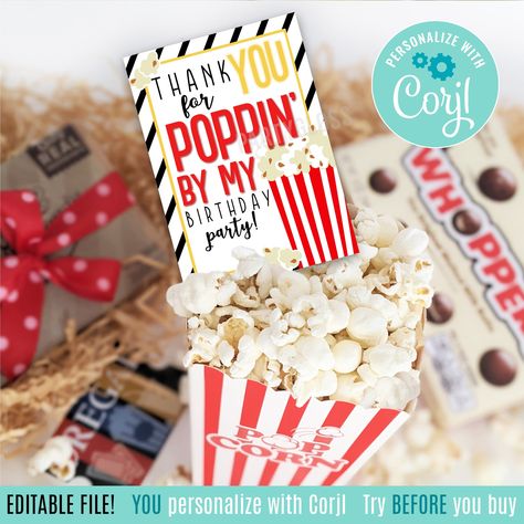 Popcorn Printable, Popcorn Treats, Waiting You, Appreciation Printable, Popcorn Gift, Appreciation Thank You, Gift Tags Printable, Printable Tags, Thank You Tags