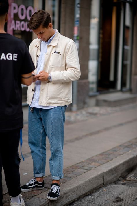 Copenhagen Fashion Week SS18: the strongest street style | British GQ Side Road, Streetwear Mode, Copenhagen Fashion, Mens Fashion Rugged, Hipster Mens Fashion, Copenhagen Style, Copenhagen Fashion Week, Mens Fashion Streetwear, Men Fashion Casual Outfits