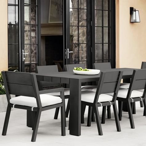 Best Outdoor Furniture Metal, Outdoor Metal Dining Table, 10 Seat Outdoor Metal Dining Table, Outdoor Aluminum Dining Table, Modern Patio Table And Chairs, Extra Long Outdoor Dining Table, Patio Dining And Seating Area, 12 Person Outdoor Dining Table, 10 Person Outdoor Dining Table