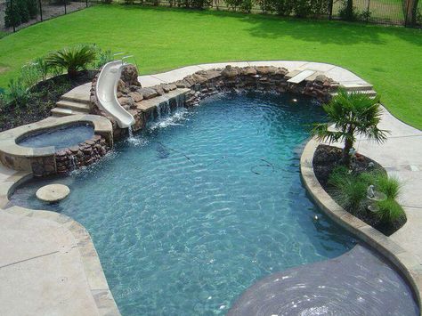 Pool Plans, Ideas De Piscina, Amazing Pools, Arizona Backyard, House Castle, Freeform Pools, Swimming Pool Photos, House Addition, Pool Fun