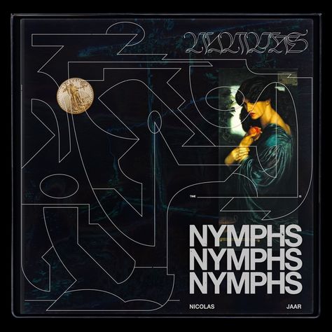 Nicolas Jaar Nymphs Modern Graphic Design Trends, Music Cover Design, Nicolas Jaar, Kevin Carter, David Rudnick, Cover Design Inspiration, Music Cover, Graphic Design Trends, Cover Artwork