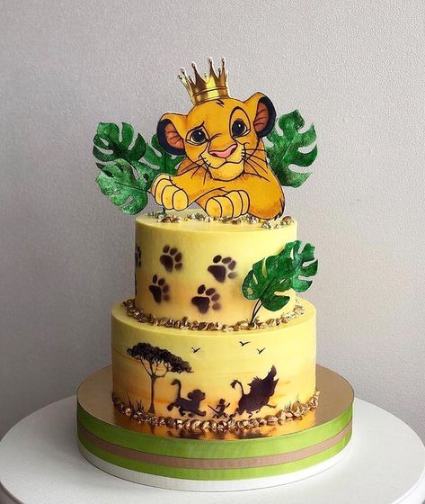 Lion Birthday Cake, Simba Baby Shower, Lion King Birthday Party Ideas, Safari Baby Shower Boy, Lion King Theme, Lion King Party, Ocean Birthday Party, Lion King Baby Shower, Lion Birthday