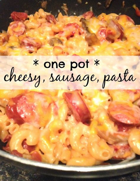 Sausage Meals, Cheesy Sausage Pasta, Summer Sausage Recipes, Smoked Sausage Pasta, Smoked Sausages, Bratwurst Recipes, Smoked Sausage Recipes, Kielbasa Recipes, Electric Skillet