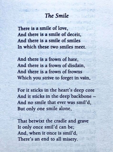 William Blake, The Smile Blake Poetry, Poems By Famous Poets, William Blake Poems, Old Poetry, Nice Poetry, Classic Poems, Motivational Poems, Poet Quotes, Famous Poets