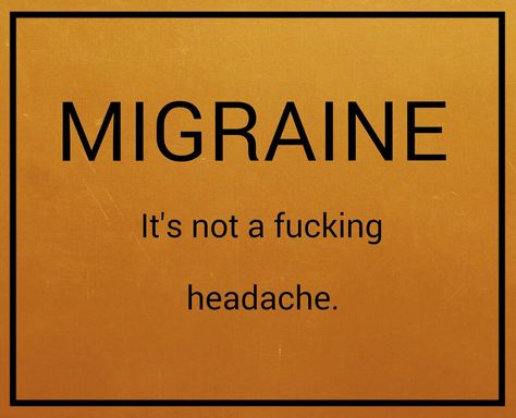 Excuse the language, but this is TOO ACCURATE. Humour, Migraine Quotes, Migraine Humor, Headache Remedy, Migraine Help, Occipital Neuralgia, Headache Relief Instant, Natural Headache, Migraine Pain