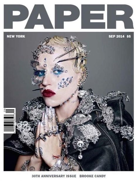 Paper Magazine September 2014 | Brooke Candy by Richard Burbridge #Covers2014 #NicolaFormichetti Paper Magazine Cover, Brooke Candy, Richard Burbridge, Candy Photoshoot, Fashion Editorial Layout, Indie Magazine, Paper Magazine, Editorial Makeup, Paper Cover