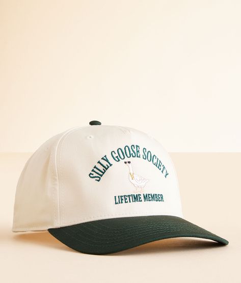 The Happiest Silly Goose Society Baseball Hat - Women's Hats in Green | Buckle Sorority Hats, Golf Fits, Music Sketch, Winter Favorites, Swag Ideas, Happy Hat, Xmas Wishlist, Holiday Wishlist, Xmas 2024