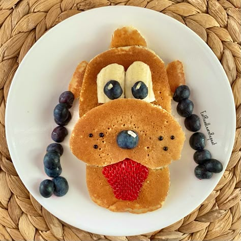 Kids Pancakes Ideas Fun, Cute Breakfast Ideas For Kids, Cute Breakfast Ideas, Kids Pancakes, Fun Pancakes, Toddler Breakfast, Decorações Com Comidas, Food Shapes, Creative Snacks