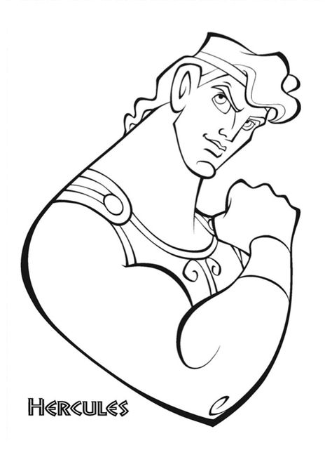 outlines of hercules | Free Printable Hercules Coloring Pages For Kids Hercules Coloring Pages, Beauty And The Beast Coloring, Hercules Disney, Disney Printables, Disney Hercules, Princess Coloring Pages, Disney Sketches, Disney Colors, Princess Coloring