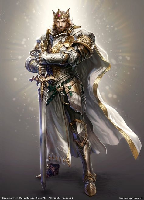 ArtStation - King, seunghee lee Illustration Fantasy, Heroic Fantasy, Armadura Medieval, 다크 판타지, Fantasy Male, Fantasy Armor, Fantasy Warrior, Armor Concept, Arte Fantasy