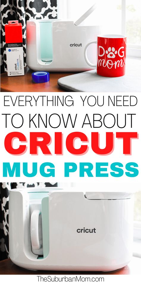 Cricut Mug Press Dog Mom Mug with Infusible Ink, heat resistant tape and EasyPress Mat. This post has everything you need to know about the Cricut Mug Press plus a full tutorial with video to walk users through their first project a Dog Mom or Cat Mom Mug. Cricut Mugs made with the Mug Press are dishwasher safe. How To Make Mugs With A Cricut, Cricut Mug Ideas Infusible Ink, Cricuit Ideas Diy Projects Mugs, Custom Mugs Diy, How To Use Cricut Mug Press, Cricut Mug Press Projects, Cricket Mug Press, Cricket Mug Ideas, Personalized Mugs Diy