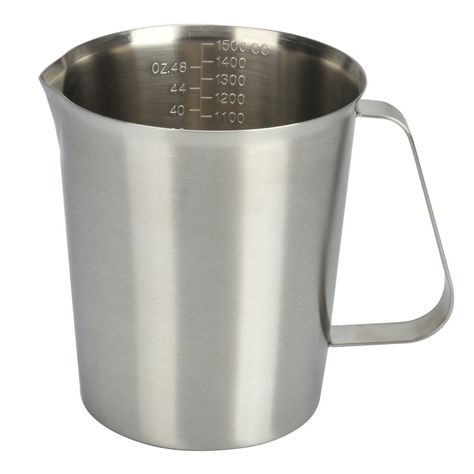 Amazon.com: Stainless Steel Liquid Measuring Cup for Kitchen Large Measurement Cups Aslo Use as Frothing Pitcher Measuring Cup (48 Ounce): Kitchen & Dining Baking Measurements, Stainless Steel Measuring Cups, Welding Technology, Kitchen Large, Kamado Joe, Frothing Milk, Liquid Measuring Cup, Measuring Cup, Milk Frother