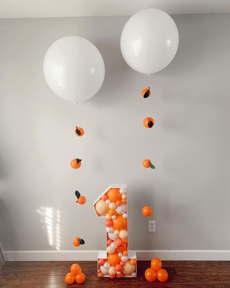 Orange Birthday Theme Ideas, Cutie Orange First Birthday Theme, Cutie Party Theme, Cutie Themed First Birthday, Little Cutie First Birthday Party, Our Cutie Is One, Cuties Birthday Theme, Citrus First Birthday Party, Clementine First Birthday