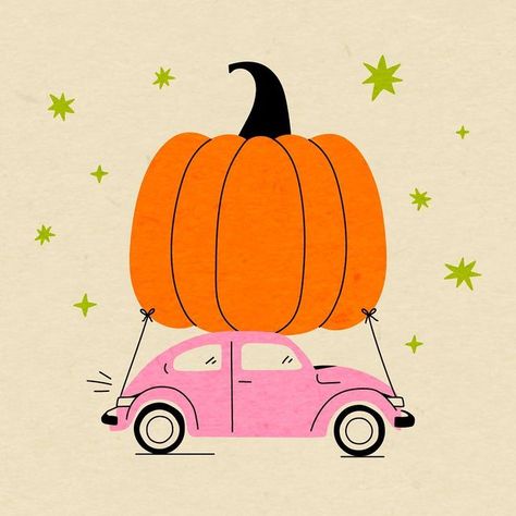 kirbie koonse on Instagram: "took my old christmas illustration and made it ✨halloween✨ .. .. 🏷 #spooktoberbyal #vectober #inktober2022 #vectober2022 #halloweenillustration #pumpkinillustration #ladieswhodesign #ladieswhoillustrate #womenwhoillustrate #austinillustrator #austincreatives" Cute Pumpkin Illustration, Cute Fall Doodles, Winter Illustration Art, Widgets Fall, Pumpkin Illustration Autumn, Halloween Shuffle, October Illustration, Fall Posters, Christmas Illustration Design