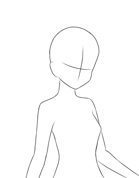 Person Outline, Base Anime, Body Shape Drawing, Drawing Tutorial Face, Body Base Drawing, Art Tools Drawing, Anime Base, Easy Drawings Sketches, Figure Drawing Reference