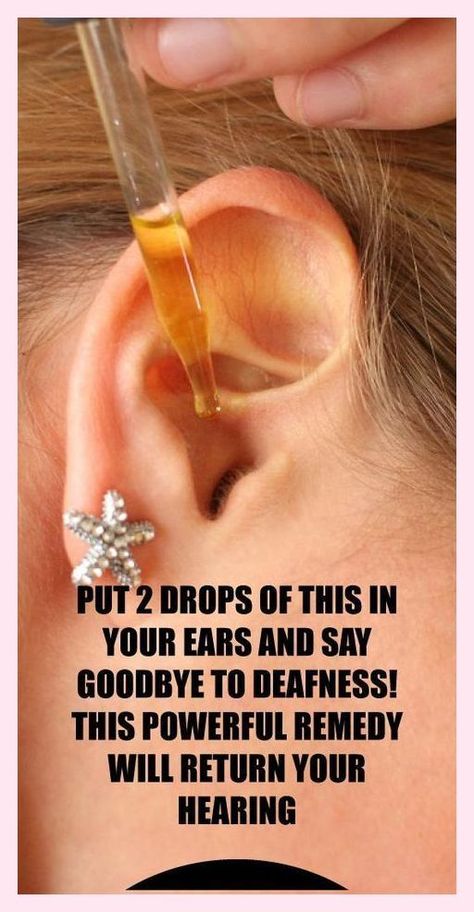 Put 2 Drops Of This In Your Ears And Say Goodbye To Deafness! This Powerful Remedy Will Return Your Hearing Hearing Health, Saying Goodbye, What Happens When You, Health Awareness, Health Remedies, Say Goodbye, Home Remedies, Natural Remedies, Beauty Health