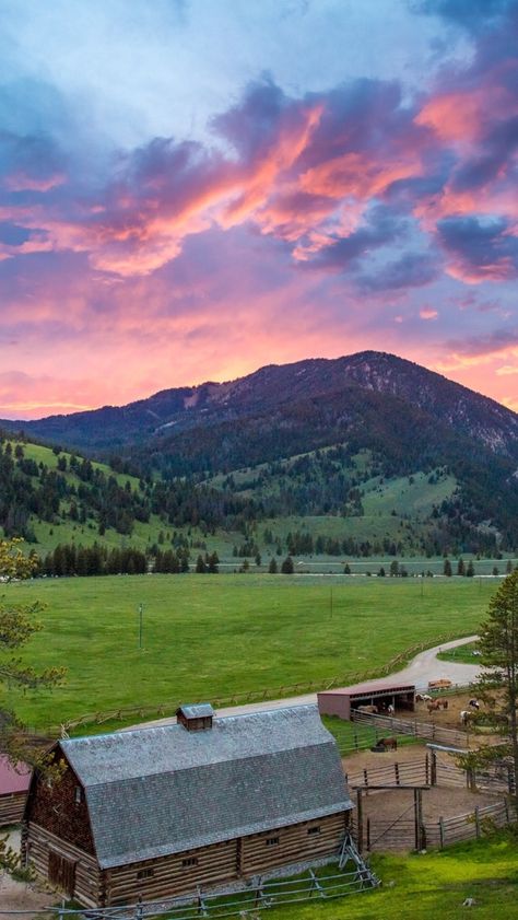 Nature, Montana Ranch Aesthetic, Montana Views, Montana Wallpaper, Montana Farm, Montana Fall, Montana Aesthetic, Montana Life, Montana Sky