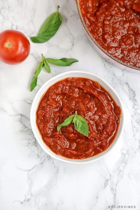 The Best Marinara Sauce, Simple Marinara Sauce, Marinara Sauce From Scratch, Best Marinara Sauce, Easy Sauce Recipe, Easy Marinara Sauce, Marinara Recipe, Marinara Sauce Recipe, Homemade Marinara