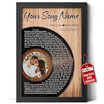 Gifts From Girlfriend, Wedding Song Art, Perfect Song, Couple Gifts For Her, Song Lyric Posters, Music Canvas, Couples Gifts, Wedding Wall, Mothers Day Gifts From Daughter