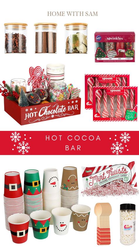 Hot Cocoa Bar Ideas, Christmas decorating ideas, Christmas decorations, holiday decorations, Christmas activities with kids, holiday home, amazon home finds, amazon must-haves, amazon hot cocoa bar, hot chocolate bar ideas, hot chocolate bar, Hot cocoa bar accessories, hot chocolate bar accessories, hot chocolate toppings, movie night ideas, Christmas movie night idea, Christmas movie night dessert, Christmas aesthetic Hot Cocoa Tray Ideas, Hot Cocoa Basket Ideas, Hot Cocoa Bar For Kids, Christmas Activities With Kids, Hot Coco Bar Idea, Dollar Tree Hot Cocoa Bar, Hot Cocoa Bar Ideas Christmas, Chocolate Bar Ideas, Hot Chocolate Bar Ideas