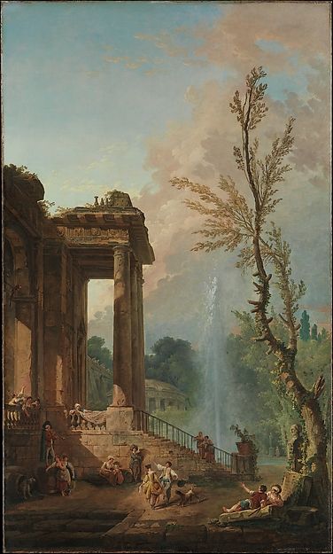 Hubert Robert | The Portico of a Country Mansion | The Met Hubert Robert, Country Mansion, Architectural Prints, 판타지 아트, Classical Art, Gustav Klimt, Henri Matisse, Claude Monet, Vintage Wall Art