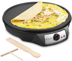 Top 10 Best Electric Crepe Makers in 2020 - Economical Chef Pancake Skillet, Electric Crepe Maker, Pancake Machine, Pancake Griddle, Banana Crepes, How To Make Crepe, Pancake Maker, Crepe Maker, Electric Griddle