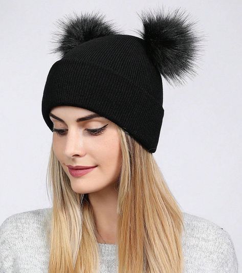 I just added a new item to eBay, Black Pom Pom Hat - Knit Beanie with Pom Ears! #eBay #eBaySeller https://ebay.us/yEhNbp Black Pom Pom Hat, Beanie With Pom, Hat Knit, Pom Pom Hat, Garage Sale, Pom Beanie, New Item, Knit Beanie, Knitted Hats