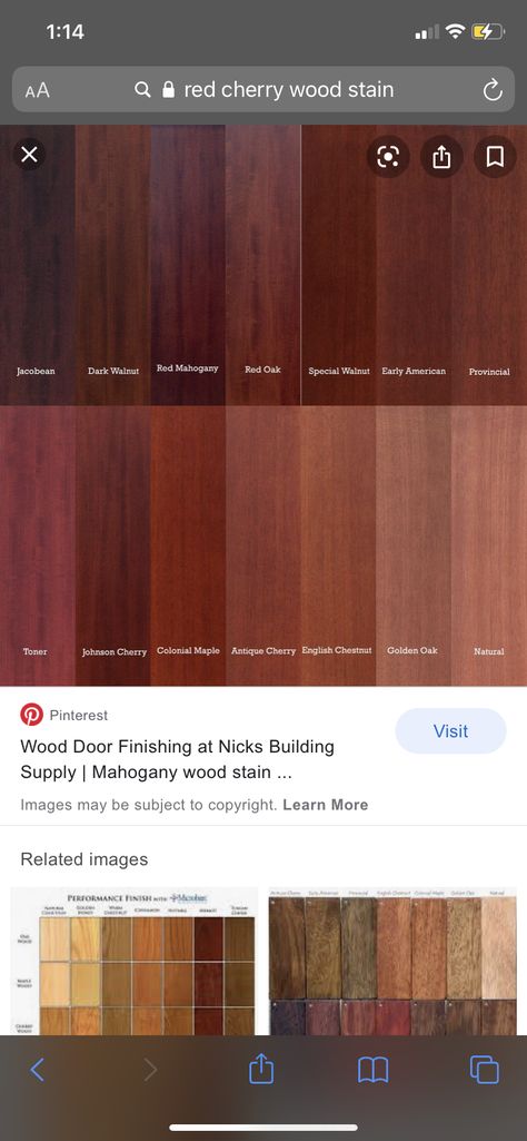 Mahogany Wood Stain, Cherry Wood Stain, Montana Homes, Furniture Flipping, Cherry Stain, Red Stain, Golden Oak, Wood Trim, Flipping Furniture