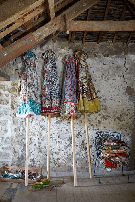 Sunbeam Jackie Vintage Fabric Parasols | Garden Accessories (houseandgarden.co.uk) Parasols Garden, Greenhouse Vintage, Vintage Greenhouse, Cornwall Garden, Grain Store, Bohemian Garden, Garden Parasols, Garden Umbrella, Umbrellas Parasols