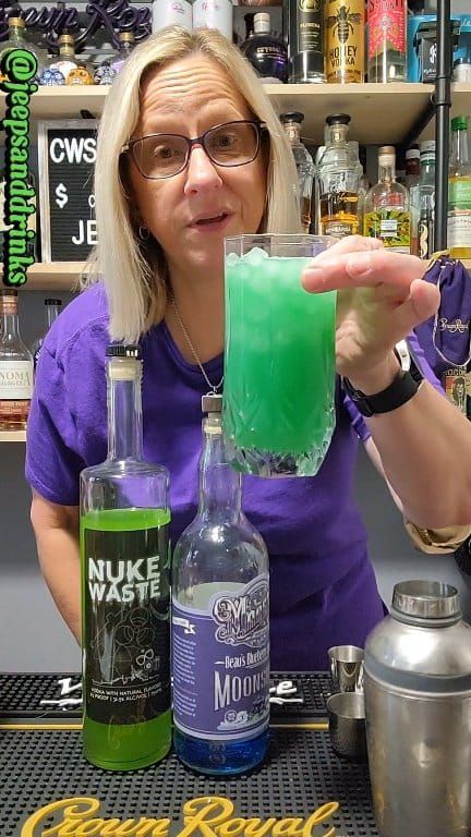 Embalming Fluid Cocktail (21&older) Great fruity taste and really cool color #nukewaste #nukewastevodka #melonvodka #marcottecws #marcottedistilling #moonshine #pineapplejuice #bluecuracao #applepucker #embalmingfluid #cocktail #cwspirits #lqrhouse Nuke Waste Spirits Marcotte Distilling Company Country Wine & Spirits LQR House | Jeepsanddrinks | Jeepsanddrinks · Original audio | Reels Vodka, Apple Pucker, Embalming Fluid, Blue Curacao, Pineapple Juice, Wine And Spirits, Melon, Audio, Wine