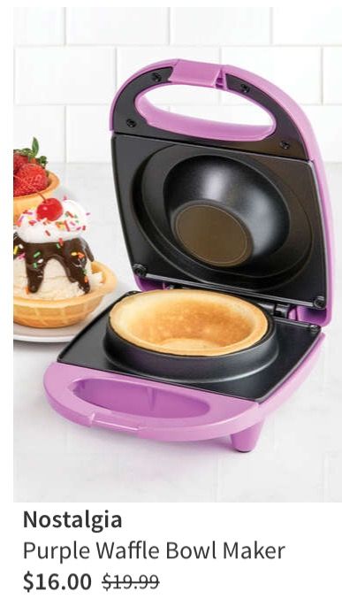 Waffle Bowl Maker, Waffle Bowl, Container Restaurant, Waffle Machine, Food Business Ideas, Maker Ideas, Hot Sandwich, Waffles Maker, Cooking Gadgets