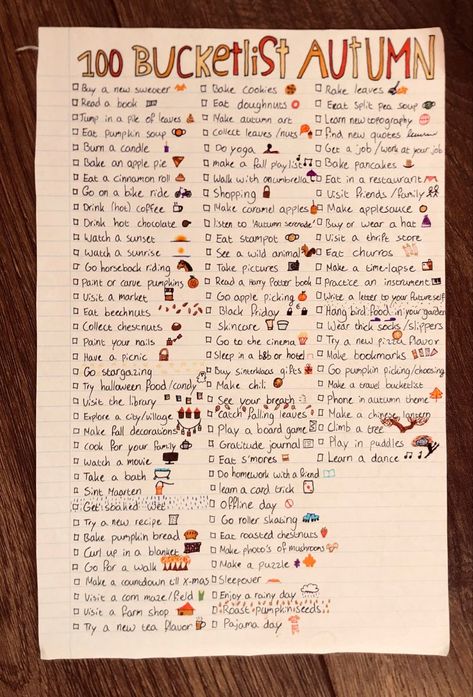 How To Get Fall Vibes, What To Do On A Fall Day, Things To Do Fall List, Autumn Stuff To Do, Autumn Todo List, October Wish List, Autumnal Things To Do, Fall And Halloween Bucket List, Fall Bucket List Poster