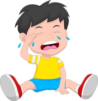 Crying Clipart, Anime Icons Boy, Kids Crying, Crying Cartoon, Faces Cartoon, Crying Kids, Beatles Wallpaper, Crying Face, Boy Sign