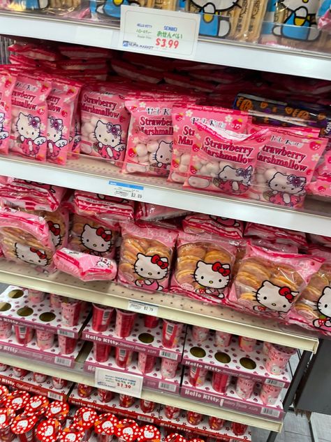 Hello Kitty Obsession, Hello Kitty Snacks, Sanrio Snacks, Hello Kitty Sushi, Hello Kitty Gift Bags, Hello Kitty Food, Sanrio Food, Hello Kitty Lunch, Weird Snacks