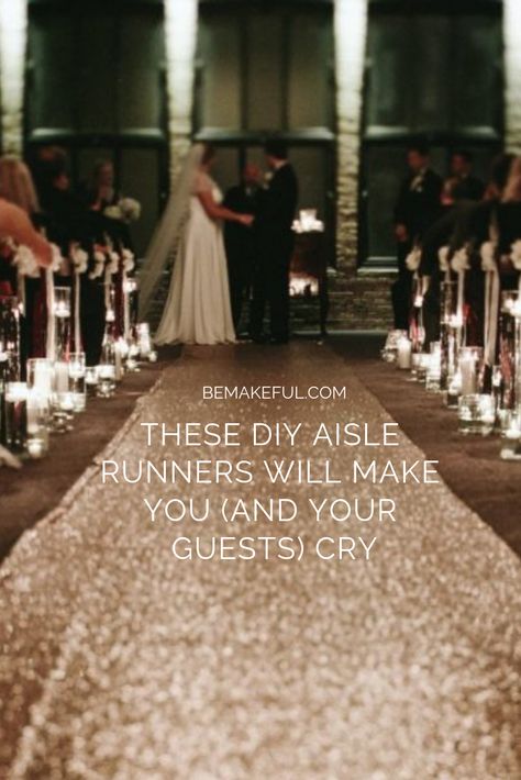 Wedding Runners Aisle Outdoor, Aisle Runner Wedding Outdoor Diy, Isle Floor Decorations Wedding, Ceremony Runner Aisle Decorations, Alternative Aisle Runner, Budget Wedding Aisle Decor, Wedding Runners Aisle, Rustic Wedding Runner Aisle, Lace Aisle Runner Wedding